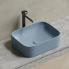 Ceramica Nova Element CN6052MHL Умывальник чаша накладная прямоугольная, 50.5x38, цвет: серо-голубой матовый