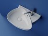Ceramica Nova Element CN5049 Раковина подвесная с отверстием под смеситель, с системой слива- перелива, 49.5x35, цвет: белый