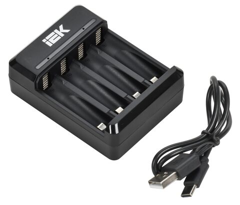 Устройство зарядное NiMH/CD 2-4 AA/AAA 200мА LED IEK