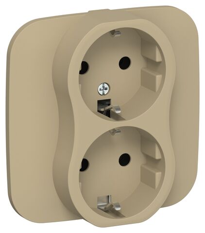 FLITE Роз. 2-я с з/к без з/ш б/к 16А РС12-1-А-ФлХ хак. IEK