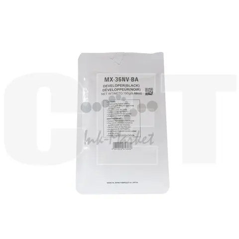 Девелопер MX-36GVBA для SHARP MX-2310U/2610N/2640N/3115N/3610N (CET) Black, 195г, 100000 стр., CET171023