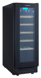 Винный шкаф Cellar Private CP020-1TBH черная дверь