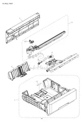Brother - D02R7R001 - Lower 500 A4 Sheet & Paper Roll Cassette Tray