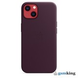 Apple Leather Case with MagSafe iPhone 13 Dark Cherry «Тёмная вишня» MM143ZE/A