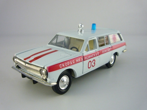 GAZ-2402 Volga Ambulance 1:43 Agat Mossar Tantal