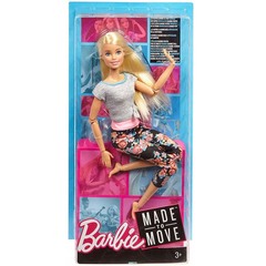 Барби в сером топе Блондинка. Безграничные движения