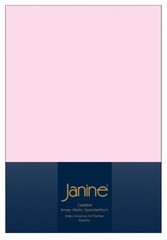 Простыня на резинке 70x90-140 Janine Elastic-Jersey 5002 розовая