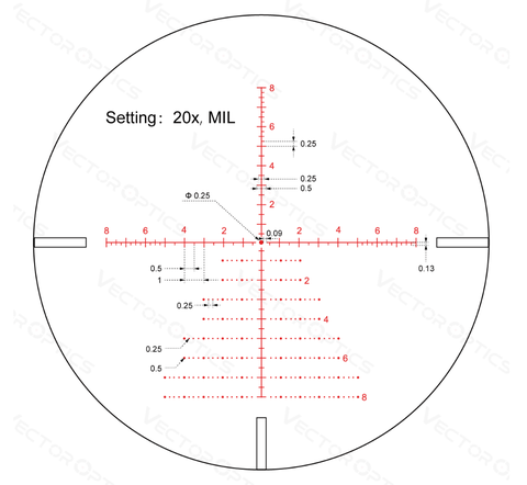 Vector Optics Continental x6 4-24x50 Tactical Riflescope ARI