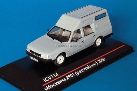 Moskvich-2901 restyling 2000 gray 1:43 ICV114