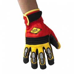 Перчатки DDE shock-PROTECT  кожа /спандекс,  размер  X L