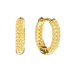 Хупы Сетка 17мм, gold