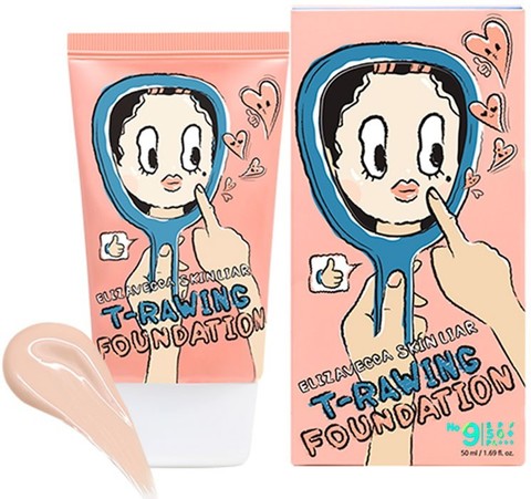 Elizavecca Skin Liar T-Rawing Foundation Тональный крем SPF50+PA+++