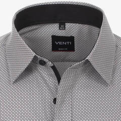 Рубашка Venti Body Fit 193295700-800 черно-серый принт