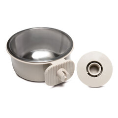 Triol миска подвесная с пластиковым держателем, серая, 0,365л