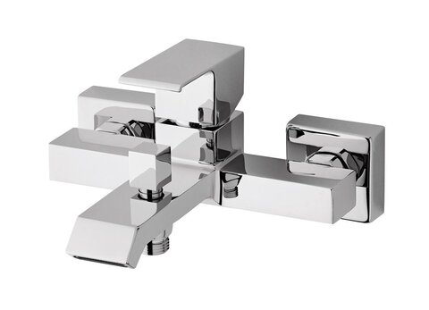 Cezares PORTA-VM-01 PORTA-VM-01 Смеситель для ванны и душа однорычажный, в комплекте с ручным душем, шлангом и держателем, исполнение хром