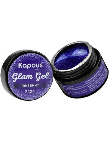 Гель-краска «Glam Gel», танзанит, 5 мл