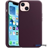 Apple Leather Case with MagSafe iPhone 13 Dark Cherry «Тёмная вишня» MM143ZE/A