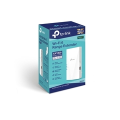 TP-Link RE600X Усилитель сигнала Wi-Fi 6 AX1800, до 574 Мбит/с на 2,4 ГГц +до 1201 Мбит/с на 5 ГГц, 2 встроенные антенны