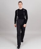 Премиальный теплый лыжный костюм Nordski Mount Black/Blue мужской
