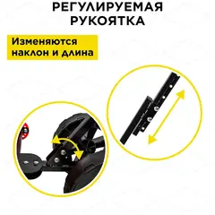 Снегоуборщик ручной DDE STH620 отвал поворотный на колесах (захват 62/40 см)