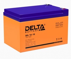 Аккумулятор Delta GEL 12V/15A