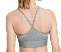 Бюстгальтер спортивный Nike Dri-Fit Indy LL Bra W - grey/pure/black