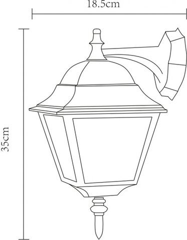 Уличный настенный светильник Arte Lamp BREMEN A1012AL-1BK