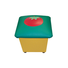 Пуфик с аппликацией Помидор зеленый