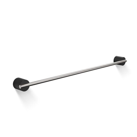 Decor Walther 0975265 Decor Walther Black Stone HTE60 Полотенцедержатель 60см, цвет: черный матовый / сталь матовая
