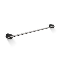 Decor Walther 0975265 Decor Walther Black Stone HTE60 Полотенцедержатель 60см, цвет: черный матовый / сталь матовая фото