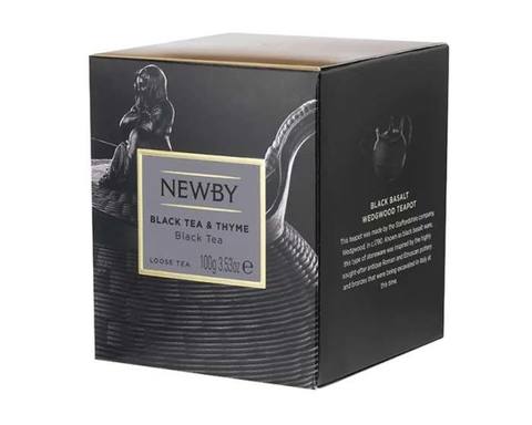 Чай черный листовой Newby Heritage Black tea & Thyme, 100 г