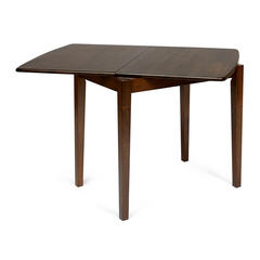 Стол TEODORO (mod. F-SHR3624RD W4) дерево гевея, walnut (орех)