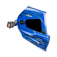 Маска сварщика КОРУНД МЕГА (ф-р MEGA LED 2) синяя