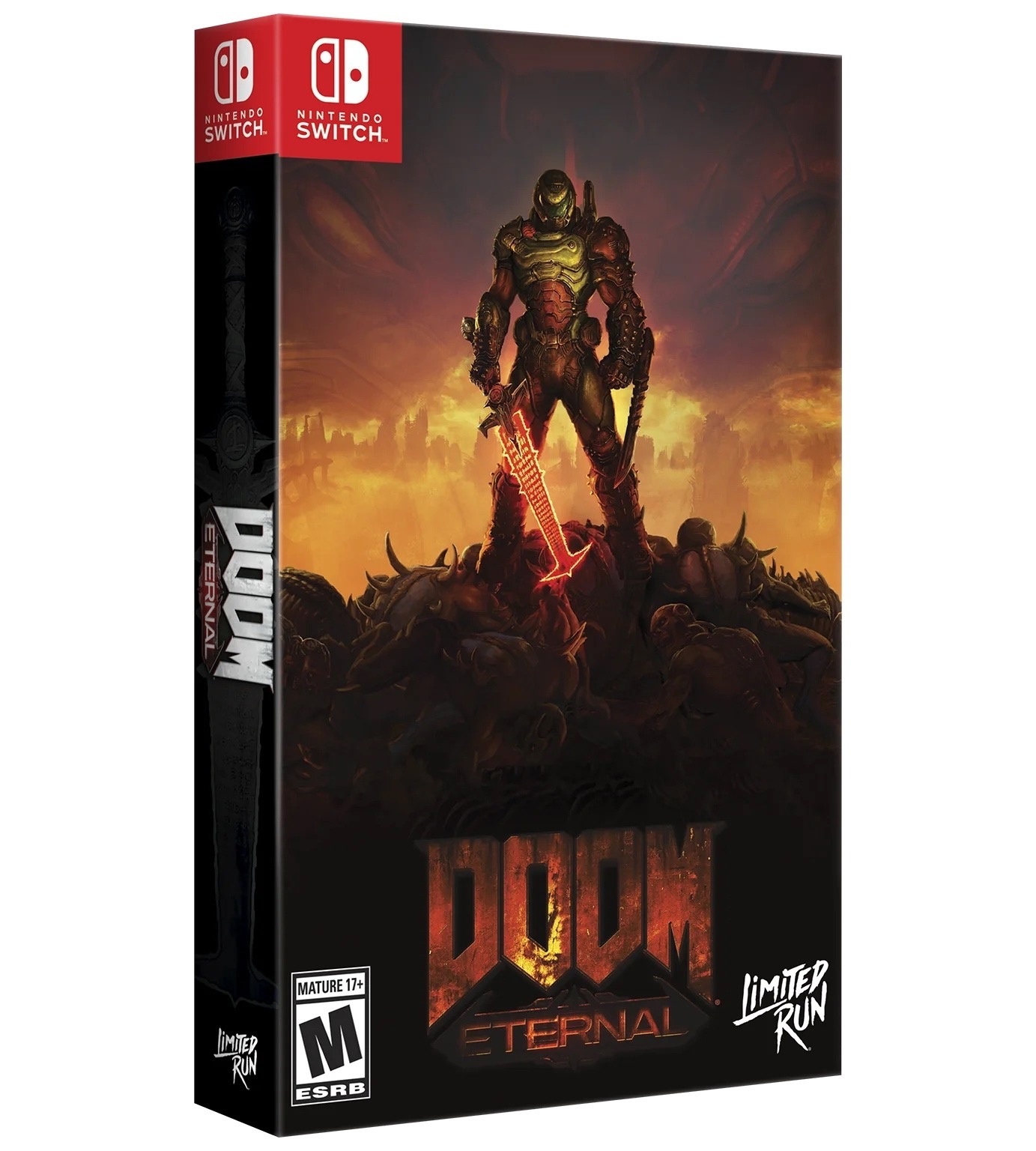 Doom eternal nintendo. Doom Eternal Nintendo Switch. Doom Eternal на Нинтендо свитч. Doom Eternal Nintendo Switch картридж. Коллекционное издание Doom для Nintendo Switch.