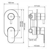 Dinkel 5871 Смеситель для ванны и душа