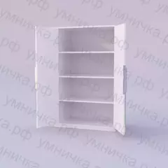 Стеллаж с дверцами и открытыми полками «Лесная сказка»