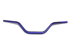 Руль переменного сечения с глубоким вырезом синий R-80