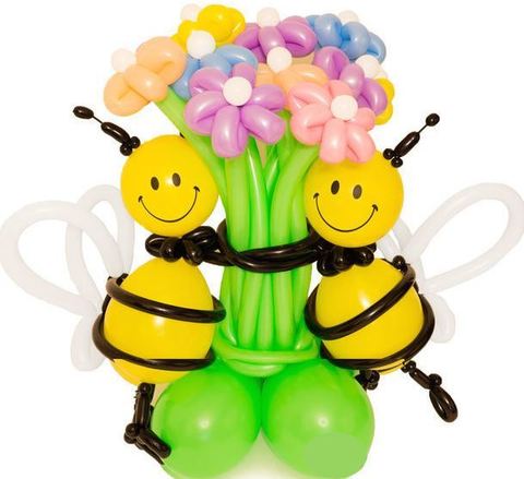 Букет цветов Счастливые пчёлки