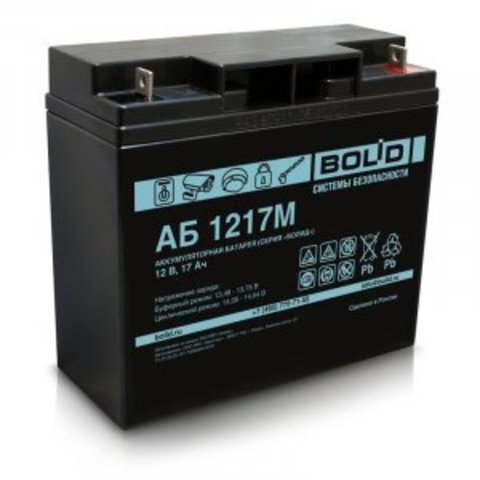 Аккумулятор стационарный свинцово-кислотный АБ 1217М