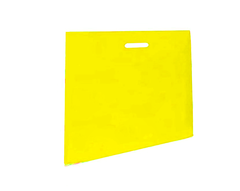 Желтый полиэтиленовый пакет с вырубной ручкой 60*50+4см 70мкм