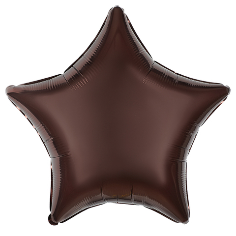 Звезда глянец шоколад, 45 см