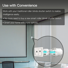 Умное реле для штор Wi-Fi Curtain Module модели MS-108