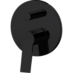Remer SL09HNO Смеситель для ванны душа скрытого монтажа, на круглой накладке, дивертор картридж,переключение режимов за счёт поворота ручки, 2 выхода, внутр часть в комплете фото