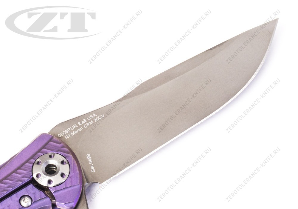 Нож Zero Tolerance 0609PUR RJ Martin - фотография 