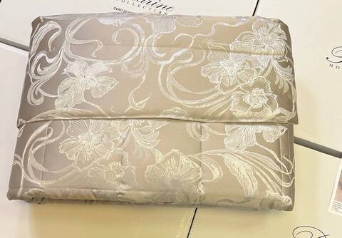 Покрывало 270х270 Blumarine Lapis Tortora кофейно-бежевое