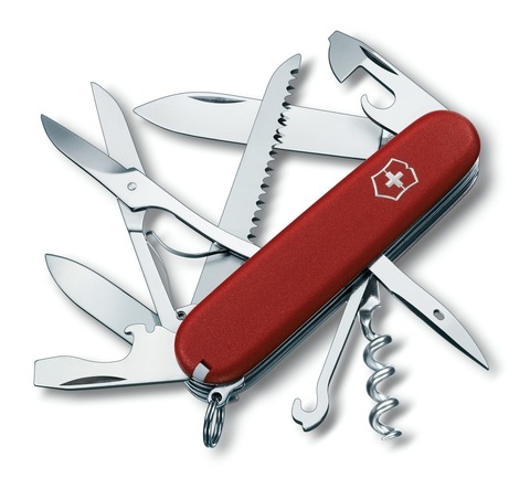Нож складной Victorinox Huntsman EcoLine, 91 mm, Red (3.3713)