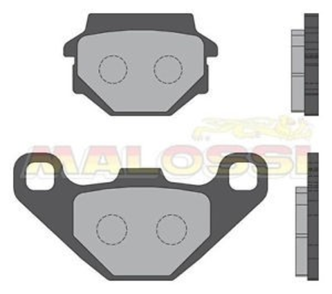 Колодки дискового тормоза Malossi Sport - Agility City 125 [задние]
