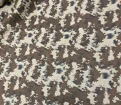 Ткань сорочечная Тиси 120 г/м2, ш. 150 см, зелёные пятна