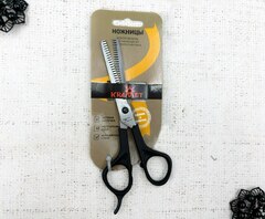 Ножницы филировочные 2-ст. с усилителем Н-052 (пр-во Беларусь), L 16,5 см