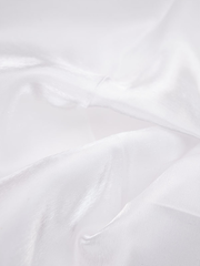 Атлас металлик, 150 г/м2, 148 см, белый